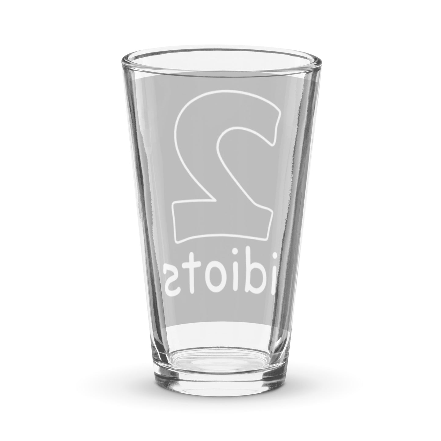 Shaker pint glass