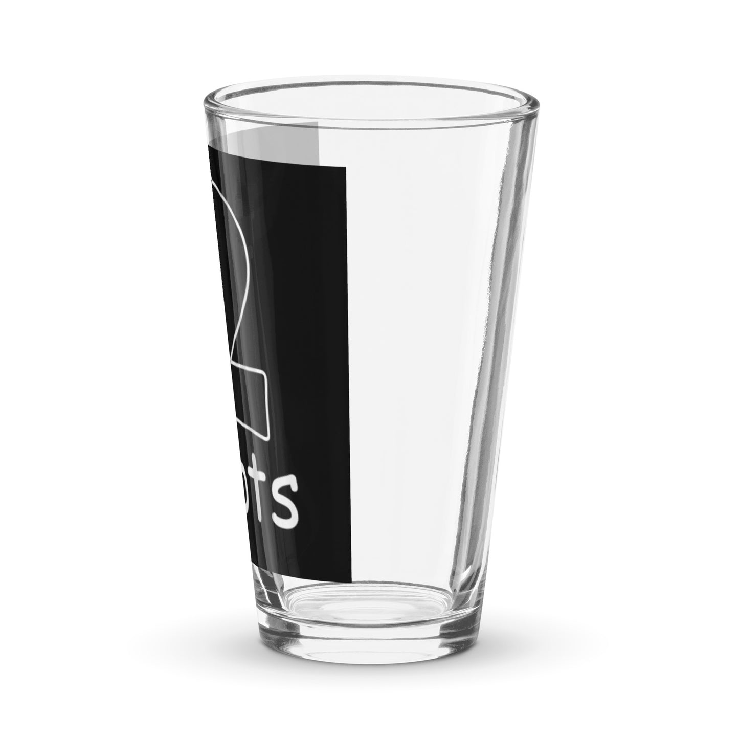 Shaker pint glass