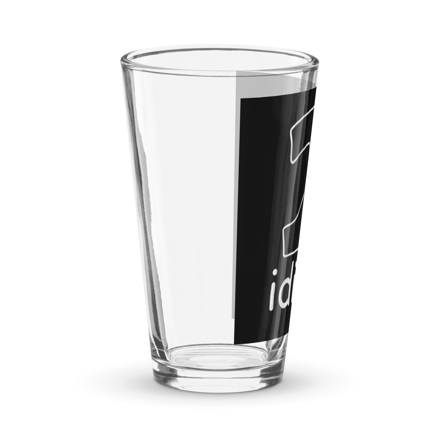 Shaker pint glass